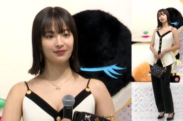 広瀬すず、胸元大胆披露のキャミソール姿で魅了　自身でも新鮮な姿に「大人になったかな？」　｢LOUIS VUITTON × MURAKAMI｣POP-UP STOREレセプション