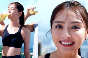 内田理央、スポーツウェア姿でまぶしい美肌を披露！