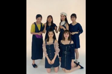 【Seventeen】20190602 #小坂菜緒 7月号の100コーデ特集で、たーくさん撮影したみんなで撮影終わった記念に📸﻿今すぐ参考になるコーデが100体ものってるよー！