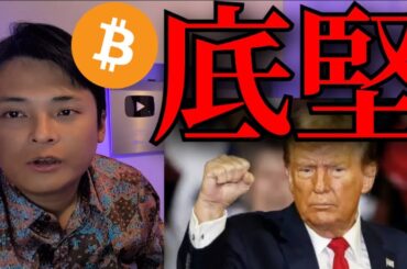 短期リスクオフでもビットコイン底堅い、トランプ就任前にバブル再開？【仮想通貨 米国株 暗号資産】
