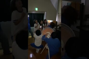 裏側はいつだって大騒ぎ🤯 @🌸桜🌸 @中島結音（ゆのん） @あみか🦄✨@フォーエイト @おさき🤷‍♀️ @伊吹とよへ #augustacamp #ライブ #aikatsu