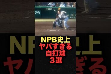 NPB史上ヤバすぎる自打球３選　#プロ野球 #阪神タイガース