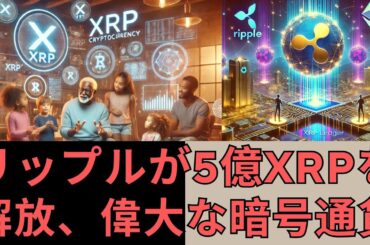 リップル社は「私たちは暗号通貨を再び偉大なものにします。」という有望なメッセージとともに 5 億 XRP をアンロックしました。- BTC XRP #xrp #リップル #xrp リップル