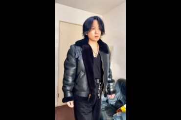 【悟り】真冬のファッションはもう一生B-3じゃないと無理・・｜Schott｜ショット｜ライダース｜革ジャン｜ワンスター｜ルイスレザー｜ロックミュージシャン・ギタリスト｜コーデ｜フライトジャケット