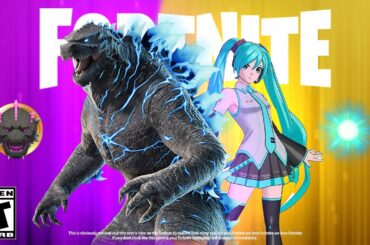 ゴジラと初音ミクが新武器と共にやってきた...(アプデ情報まとめ)【フォートナイト / Fortnite】