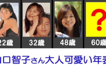 山口智子さん【22歳〜60歳】ずっと大人カワイイ年表