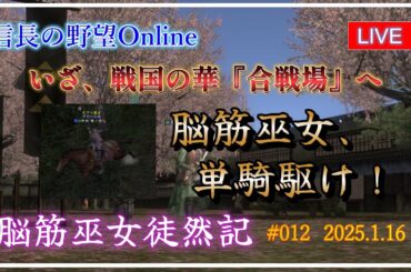 【信長の野望オンライン】いざ、戦国の華『合戦場』へ　脳筋巫女、単騎駆け！【脳筋巫女徒然記 #012】
