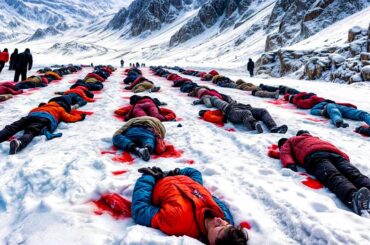 【映画紹介】ヒマラヤ山脈の凍てついた大地で飛行機事故に遭った後、生存者たちは25日間も立ち往生し、生き残るために死亡した乗客の遺体を食べることを決意する。
