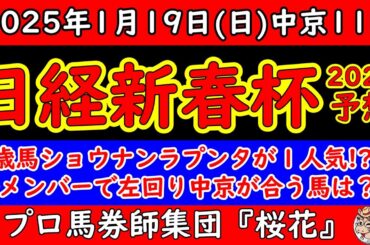 日経新春杯2025レース予想！最強世代の4歳馬が集結！迎え撃つ5歳6歳世代と激突！メイショウタバルは逃げるのか？サンライズアースは捲れるのか？