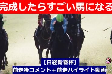 推奨馬⑤頭！【日経新春杯　2025】前走後騎手コメント＋過去レースハイライト