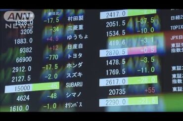 一時株価下落、円安加速　トランプ大統領“関税”発言でマーケット変動(2025年1月21日)