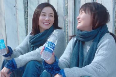 美人吉田羊 鈴木梨央  ♪優しいあの子♪  ポカリCМ集