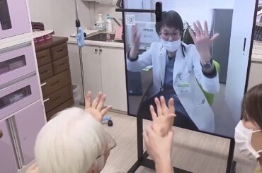 「医師が前にいるよう」老人ホームでオンライン診療始まる　負担軽減に期待　大分