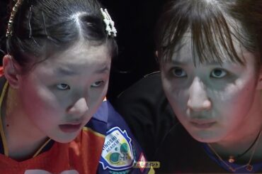 【プレイバック】女子決勝 早田ひな vs 張本美和｜第4回パリ五輪日本代表選考会｜Hayata Hina vs Harimoto Miwa