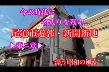 第二章〜「尾道市遊郭」「新開新地」今の時代に衝撃的な景色が…「花街」「色街」が名残りを残す昭和感漂う街
