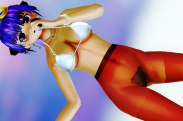 【東方MMD】 揺れるパチュリー 【4k推奨】