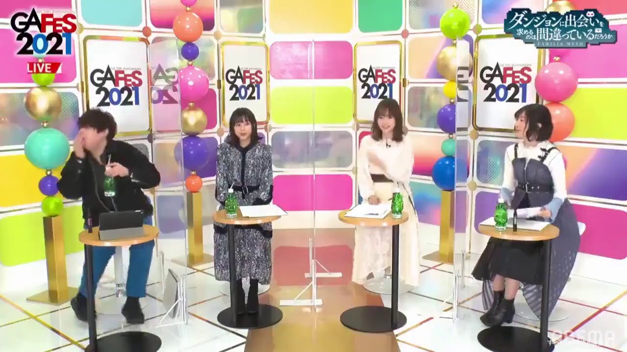 【放送事故】水瀬いのりさん「松岡さん」➡松岡禎丞さん「ブファッ」➡内田真礼さん「大丈夫!?」　『ダンジョンに出会いを求めるのは間違っているだろうか　3期』特番