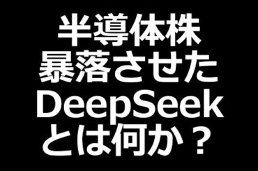 なぜ半導体株は暴落したか