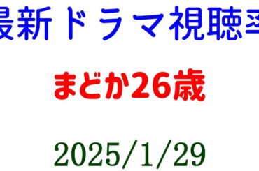 まどか26歳、研修医やってます!！視聴率速報☆2025年1月29日付