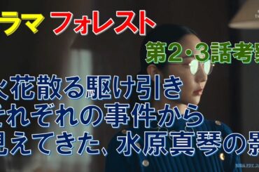 【フォレスト】第2話､3話考察 火花散る駆け引き､それぞれの事件から見えてきた､水原真琴の影【比嘉愛未､岩田剛典､水野美紀､松田美由紀､ファーストサマーウイカ】