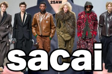 完売必至なレザージャケット・Carharttコラボが登場！sacai 2025年秋冬コレクションを解説！
