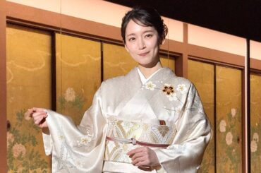 吉岡里帆、特別展「旧嵯峨御所 大覚寺」の内覧会に登壇
