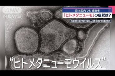 「ヒトメタニューモ」の症状は？　日本国内でも感染者【スーパーJチャンネル】(2025年1月9日)