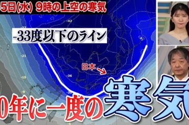 【10年に一度の寒気】日本海側を中心に大雪や吹雪に