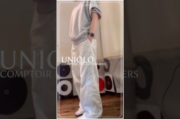 【50代のユニクロ】ユニクロ×コトニエコーティロイワイドパンツ　#ユニクロ購入品 #ユニクロコーデ #ユニクロ
