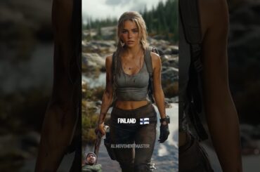 Countries as killer woman! #aifusion a #midjourney #shorts #dreamami