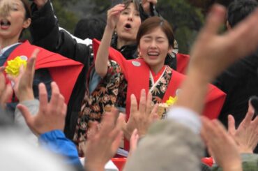 成田山 新勝寺 節分会 豆まき(第1回目) 小芝風花さんに異変！市川團十郎さんが、渡辺謙さんハリウッド流豆まき、横浜流星さんサプライズ登場 令和7年(2025年)2月2日