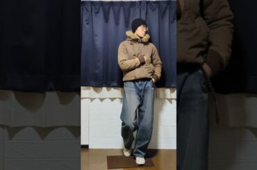 【古着】ボタンがなくても気にしない　#メンズファッション #ファッションコーデ #20代後半コーデ #RECLAIM #古着屋