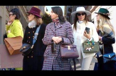 Milan Street Style🇮🇹Italian Luxury Fashion:Elegant Classy Outfits #vogue #vanityfair