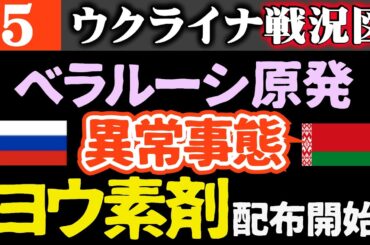 【重大放射能事故示唆】ベラルーシ原発異常事態！住民にヨウ素剤配布＆医師が放射線防護服配る｜当局「予防措置」と釈明【ウクライナ戦況図】ロシア軍損失累計110万人！「お馬さん突撃部隊」登場！装甲車不足解消