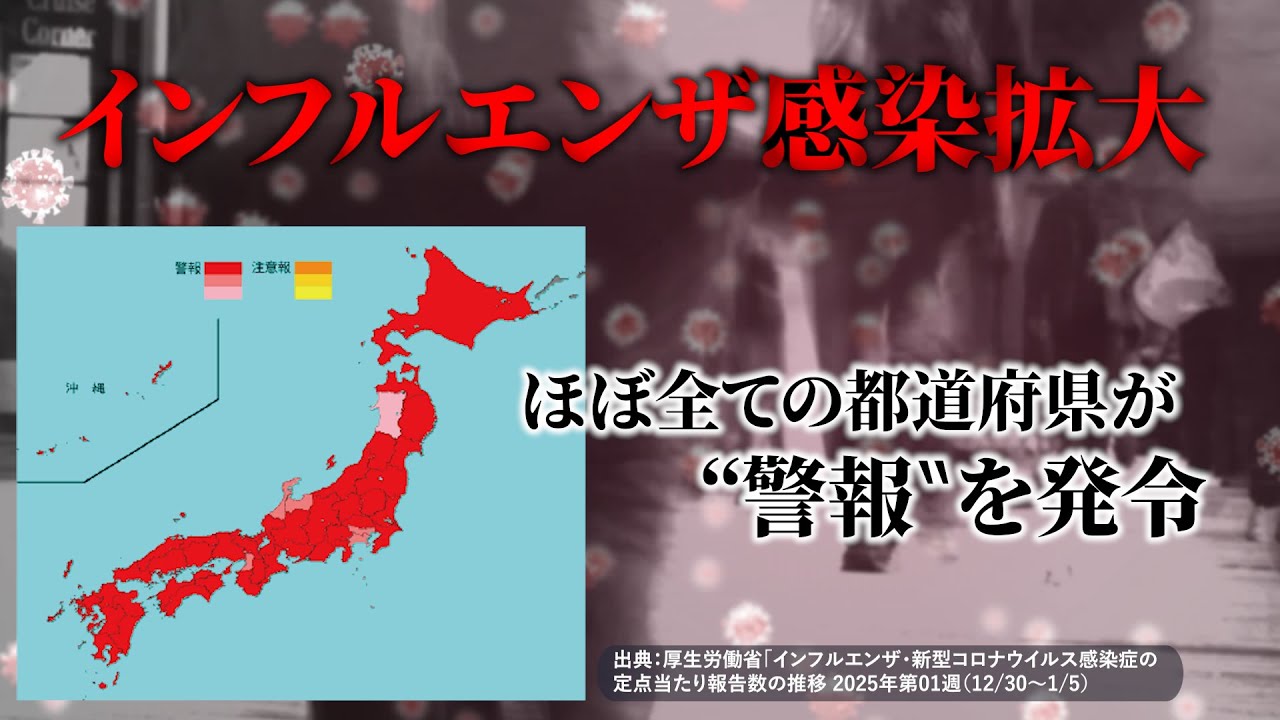 【インフル大流行】コロナとの同時感染に注意! 【インフル大流行】コロナとの同時感染に注意!