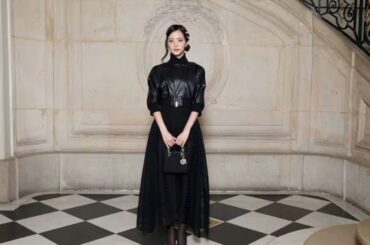 中谷美紀やBLAKPINKジスら「ディオール」2025年春夏オートクチュールコレクションに来場