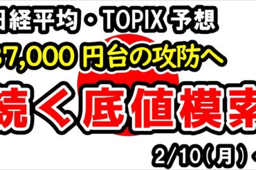 【日経平均・TOPIX】米株安と円高が日本市場へは下押し圧力に、日経平均は37,000円台の攻防へ！？【週間日本株予想 2025/2/10～】