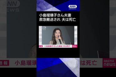 【ニュース】小島瑠璃子さんの夫死亡　小島さんは体調不良で搬送も命に別状なし #shorts