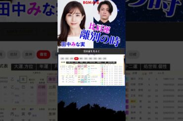 田中みな実さんの運勢 #田中みな実 #KAT－TUN #亀梨和也 #結婚 #四柱推命講座