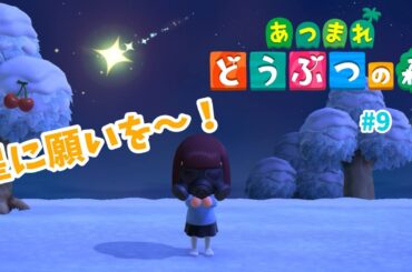 【あつまれどうぶつの森】星に願ってたら牛が悩んでる！！！