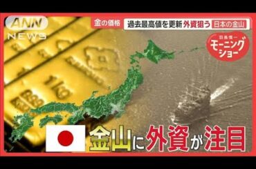 外資が狙う日本の金山　黄金の国・ジパング再び！？　「奇跡の金山」菱刈鉱山に密着【羽鳥慎一モーニングショー】(2025年2月13日)
