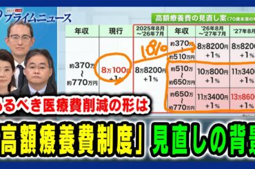【高額療養費制度見直しの背景】あるべき医療費削減の形は 国光あやの×天野慎介×三原 岳 2025/2/13放送＜前編＞