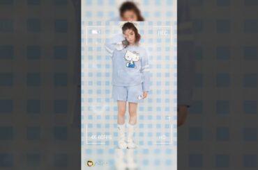 【可愛い】SNIDEL HOME × HELLO KITTY 【ぱるる部分のみ】 #島崎遥香 #ぱるる #AKB48 #スナイデルホーム #ハローキティ #hellokitty  #Shorts