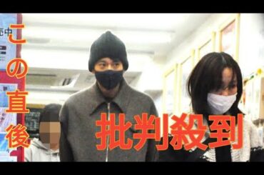 「顔、小さっ！！」…向井理＆国仲涼子　買い物客が思わず二度見した”昼下がりのショッピング”