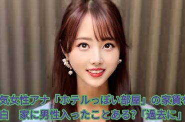 「竹内由恵アナ、自宅の家賃を告白！“ホテルライク”なこだわりとプライベートの真相も明かす」