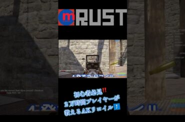 初心者必見 ‼ RUST AKリコイル を劇的に改善する２つのコツ