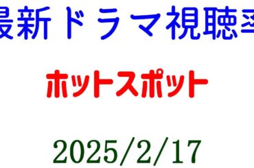 ホットスポット 視聴率安定！おむすび 95話 12.8%！視聴率速報☆2025年2月17日付
