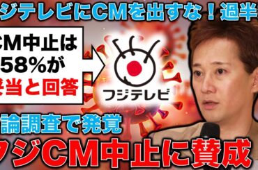 厳しい世論！フジテレビへCM取りやめ「妥当」は58％。毎日新聞の世論調査で発覚。更におぞましい事実も･･･ジャーナリスト今井一さん・元博報堂作家本間龍さんと一月万冊