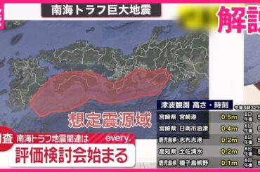 【宮崎で震度6弱・解説】南海トラフ地震との関連いつわかる？ 津波注意報