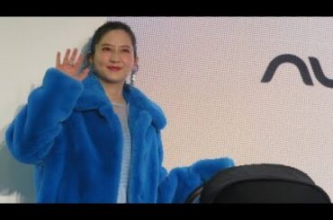 河北麻友子「離乳食を食べてくれない」相談相手は桐谷美玲　Nuna×BMWローンチイベント